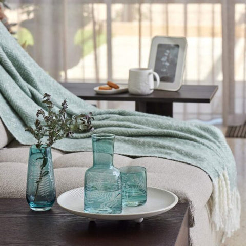Pilbeam Living - Florian Petite Vase-Teal