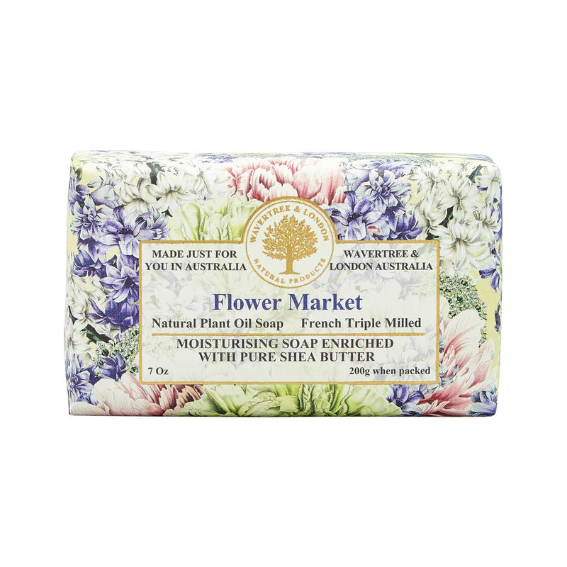Wavertree and London - Flower Market Soap Bar 200g