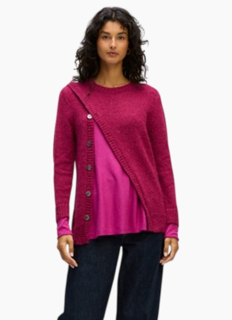 LD+Co - Fluffy Detail Jumper - Cerise