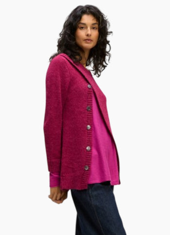 LD+Co - Fluffy Detail Jumper - Cerise