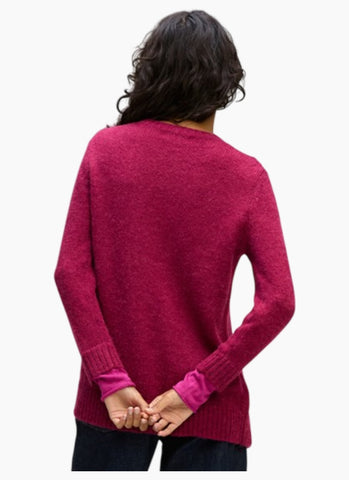 LD+Co - Fluffy Detail Jumper - Cerise