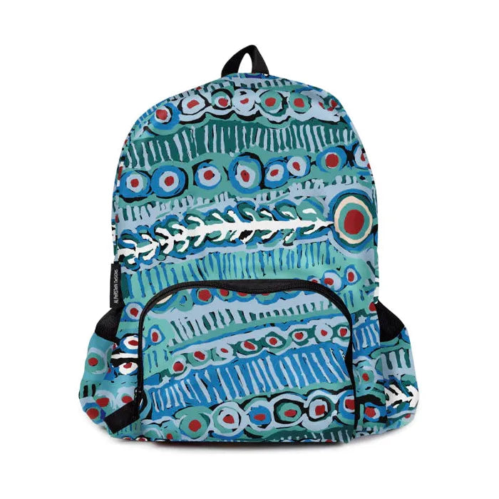 Alperstein - Aboriginal Art Fold Up Backpack Murdie Morris