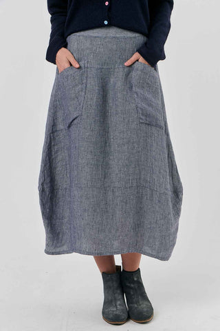 Naturals by O&J - Midi Skirt - Nightfall