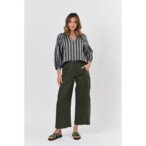 Naturals by O&J - Linen  Pant Nori