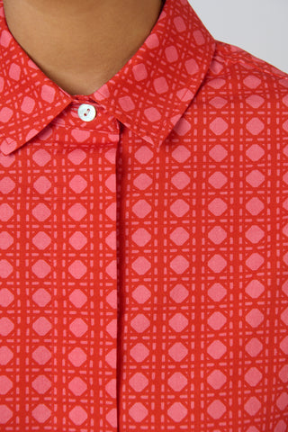 Naturals by O&J - Collared Boxy Top - Cannage