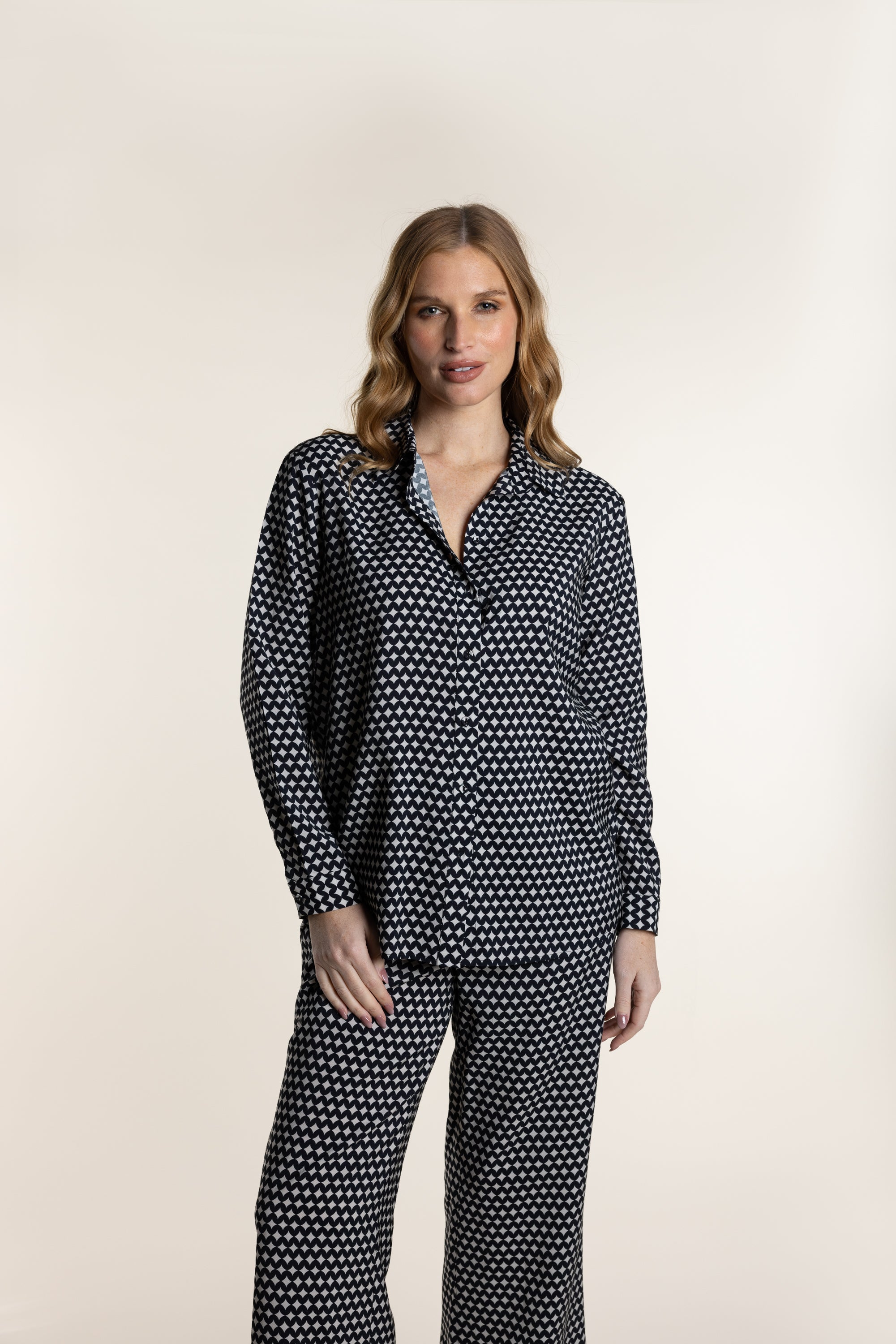 Two T's - Geo Print Shirt