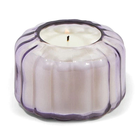 Ribbed Borosilicate Glass  Candle