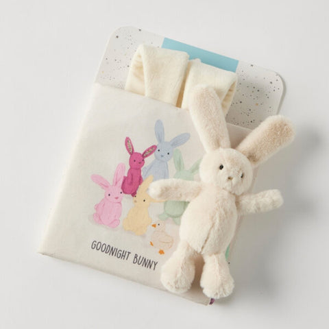 Pilbeam Living - Jiggle & Giggle Goodnight Bunny Activity Book & Toy Set