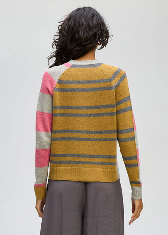 LD+Co - Groove Stripe Cardi-Marl