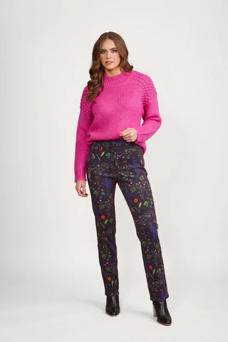 Vassalli - Slim Leg Full Length Pull On Pants - Halo