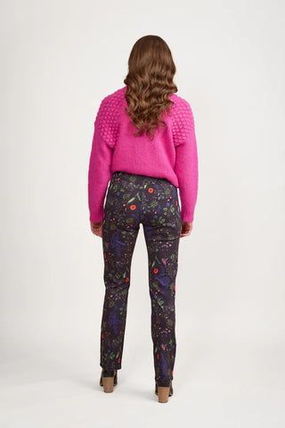 Vassalli - Slim Leg Full Length Pull On Pants - Halo