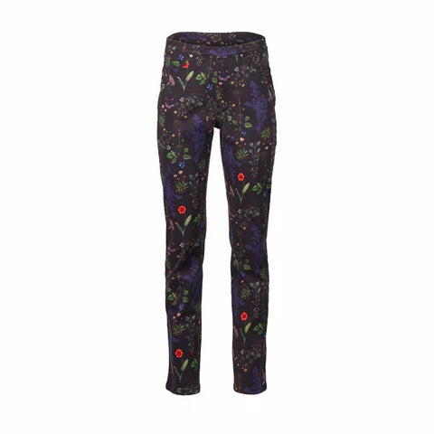 Vassalli - Slim Leg Full Length Pull On Pants - Halo