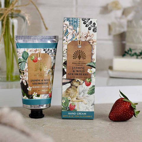 The English Soap Company - Jasmine & Wild Strawberry Hand Cream 75ml