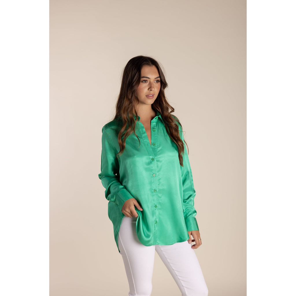 Two T's - Jewel Shirt Sea Green – Melange