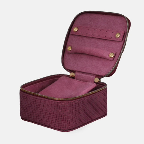 Tonic - Jewellery Cube -  Herringbone Plum