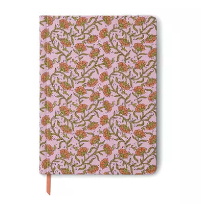 Designworks - Jumbo Soft Touch Journal - Pink Vintage Floral