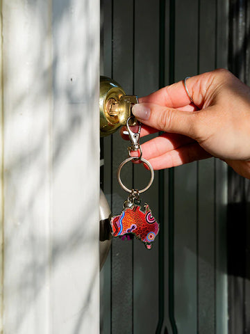 Koh - Aboriginal Our Country Australia Keyring