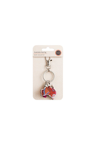 Koh - Aboriginal Our Country Australia Keyring