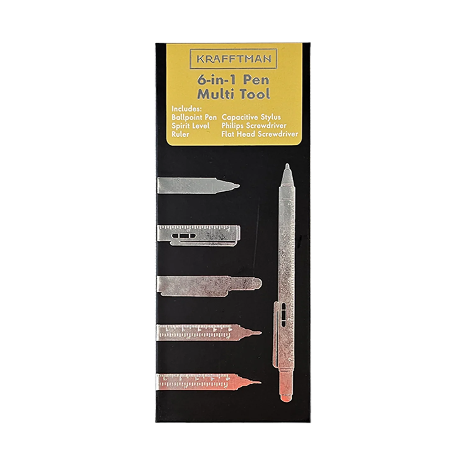 Artico - Krafftman 6-in-1 Pen Multi Tool