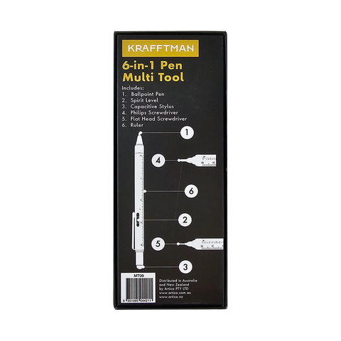 Artico - Krafftman 6-in-1 Pen Multi Tool