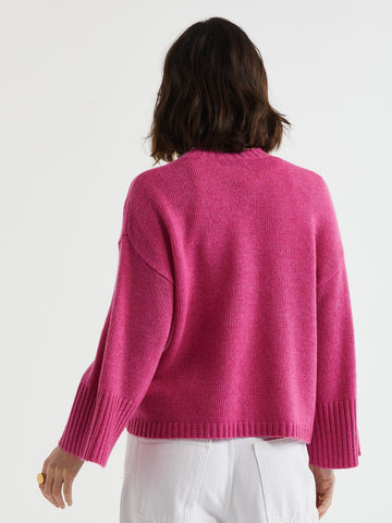 LD+Co - Wide Sleeve Crew - Grape