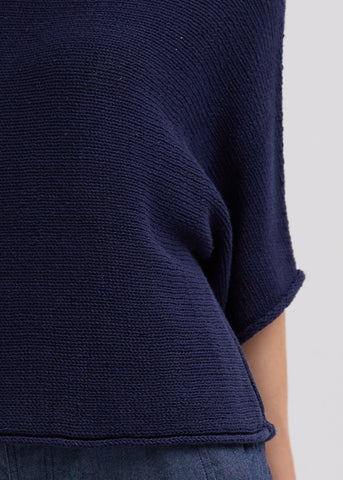 LD+Co - Textured Jumper-Marine