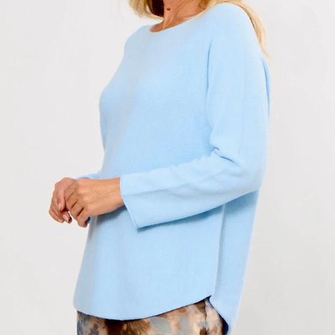 La Strada - Viscose Blend Knitted Jumper - Sky