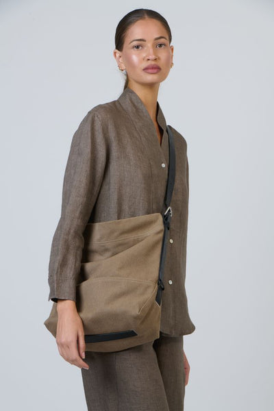 Naturals by O&J - Shoulder Handbag-Tabacco