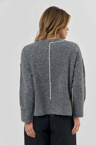 Naturals by O&J - Linea Design Jumper-Ash