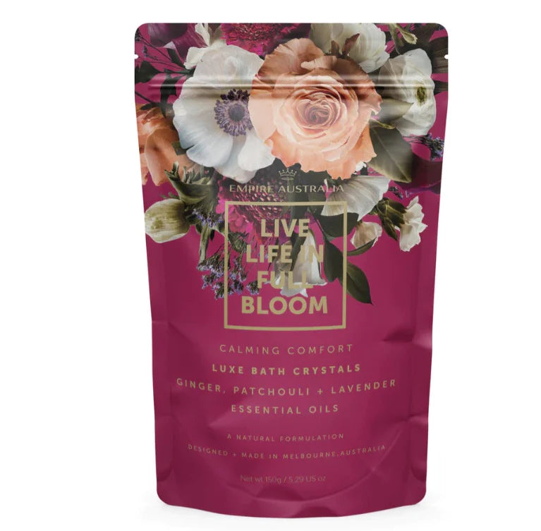 Empire Australia - Live LIfe in Full Bloom Bath Salts 150g