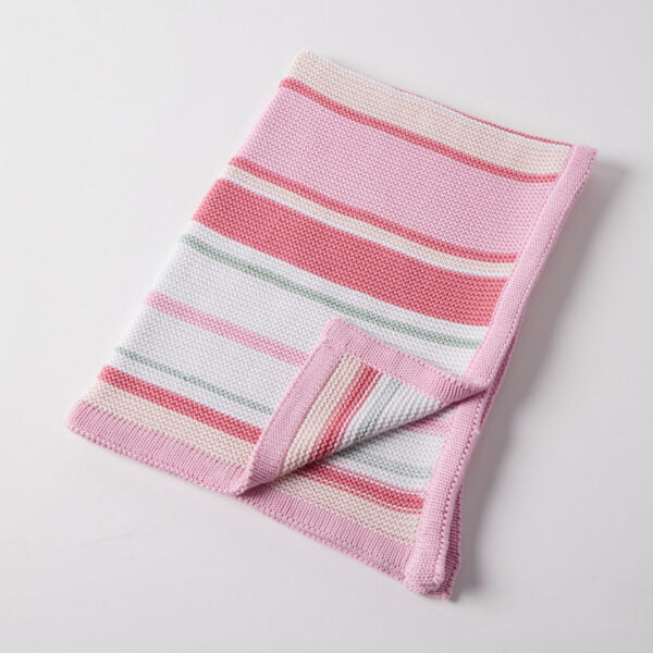 Pilbeam Living - Jiggle & Giggle Lolliop Stripe Baby Blanket
