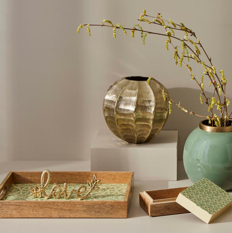 Pilbeam Living - Love Sculpture-Gold