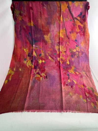 Zura - 100% Australian Merino Fine Wool Scarf-Abstract Warm