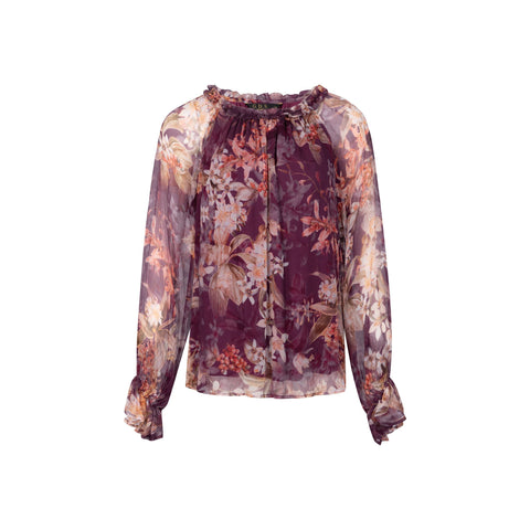 GDS - Brigette Silk Blouse - Purple Orchid
