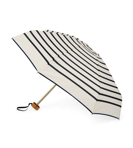Anatole - Henri Micro-Umbrella - White/ Navy Stripe