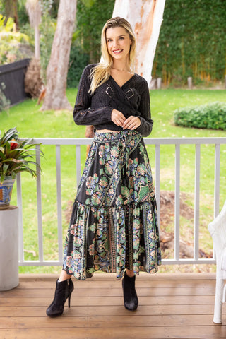 Cienna - Myra Frill Maxi Skirt