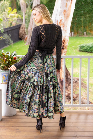 Cienna - Myra Frill Maxi Skirt