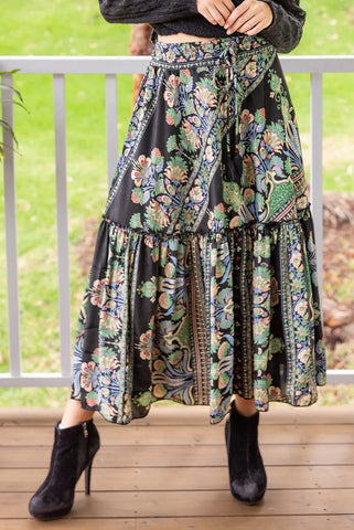 Cienna - Myra Frill Maxi Skirt