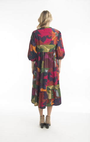 Orientique - Mysore Layered Midi Dress