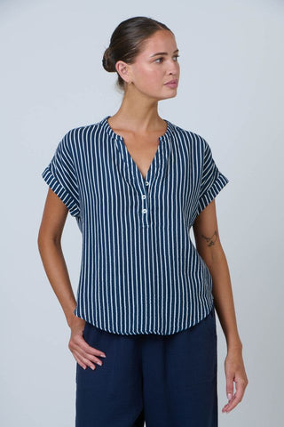 Namastai - Mooring Lines Cheesecloth Cotton Top