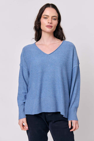 Namastai - V Neck Sweater - Skylight