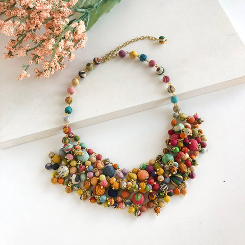 WorldFinds - Kantha Khalani Necklace
