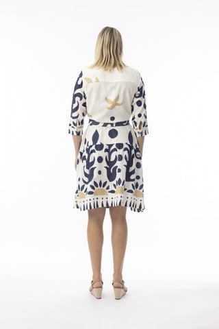 Orientique - Nazca Tie Waist Dress