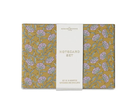 Designworks Ink - Boxed Note Card Set-Vintage Floral