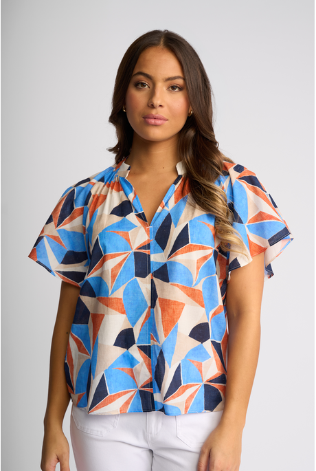 Vassalli - Nyla V Neck Top - Row