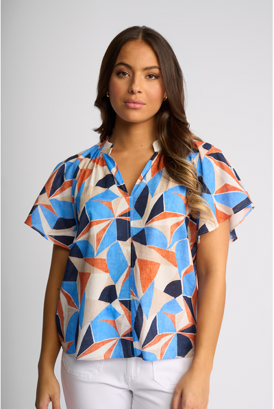 Vassalli - Nyla V Neck Top - Row