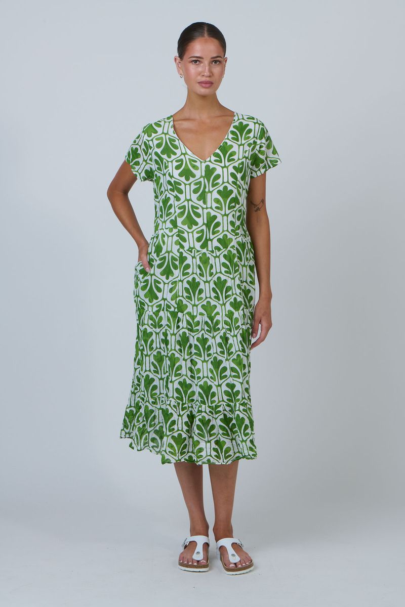 Namastai - Oak Meadow Midi Cotton Dress