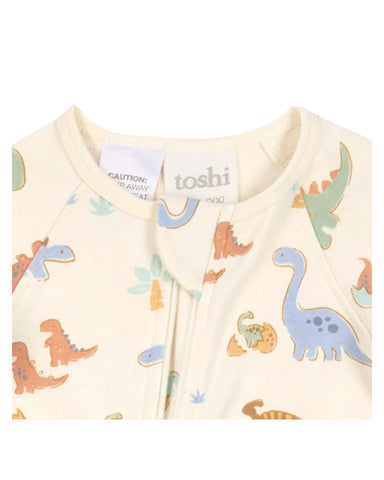 Toshi - Onesie L/S Harvest - Dino Bubs