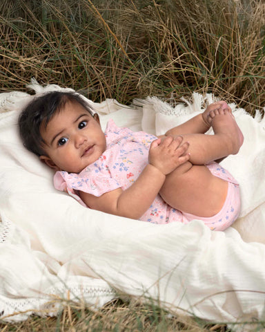 Toshi - Onesie S/S Matilda - Acacia Blossom