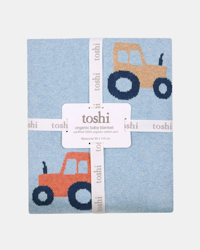 Toshi - Organic Blanket Mystical - Tiny Tractors